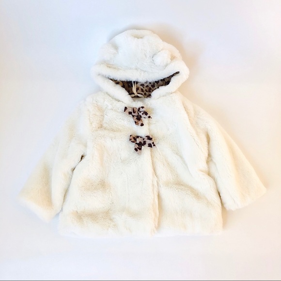 Jessica Simpson Faux Fur Hooded Jacket - Picture 2 of 5